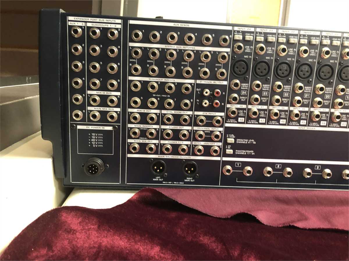 Behringer Eurodesk MX9000 Audio Mixing Console Online Government