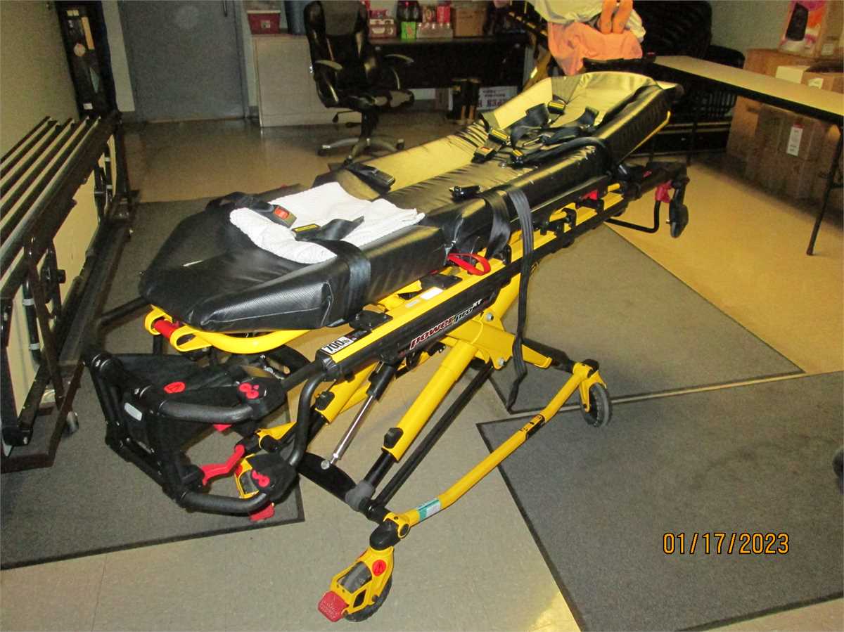 2009 Stryker Model 6500 PowerPro XT Ambulance Cot Online Government