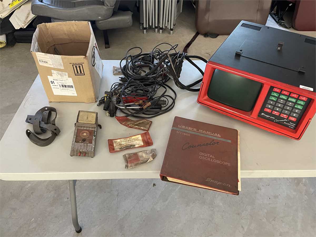 SnapOn Oscilloscope MT1665 Online Government Auctions of Government