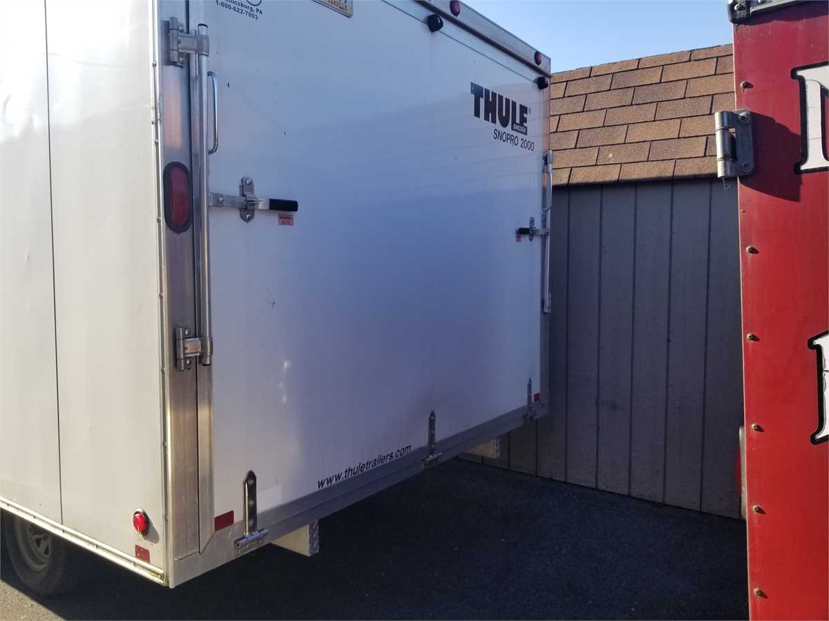 2007 Thule Enclosed Snowmobile Trailer Online Government Auctions