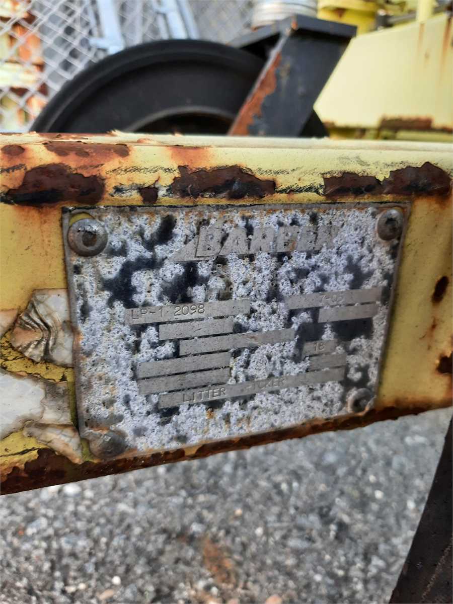 2005 Barber Litter Picker LP1 DSS2986 Online Government Auctions of