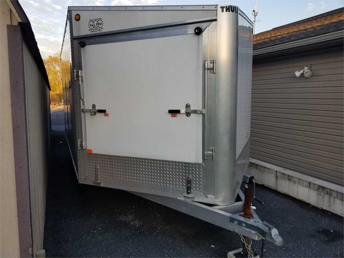 2007 Thule Enclosed Snowmobile Trailer Online Government Auctions