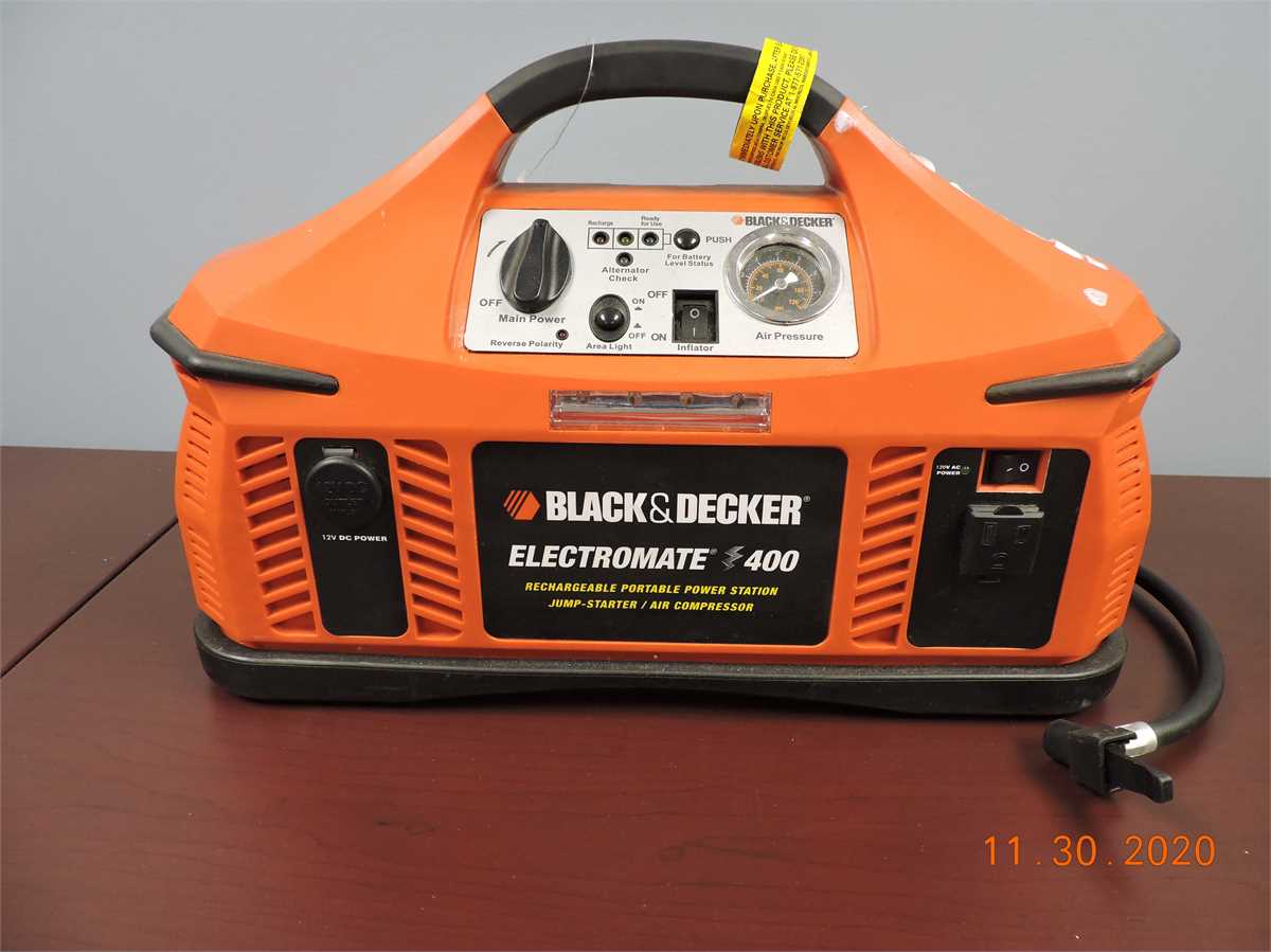 Black Decker Electromate 400 Rechargeable Power Station Online