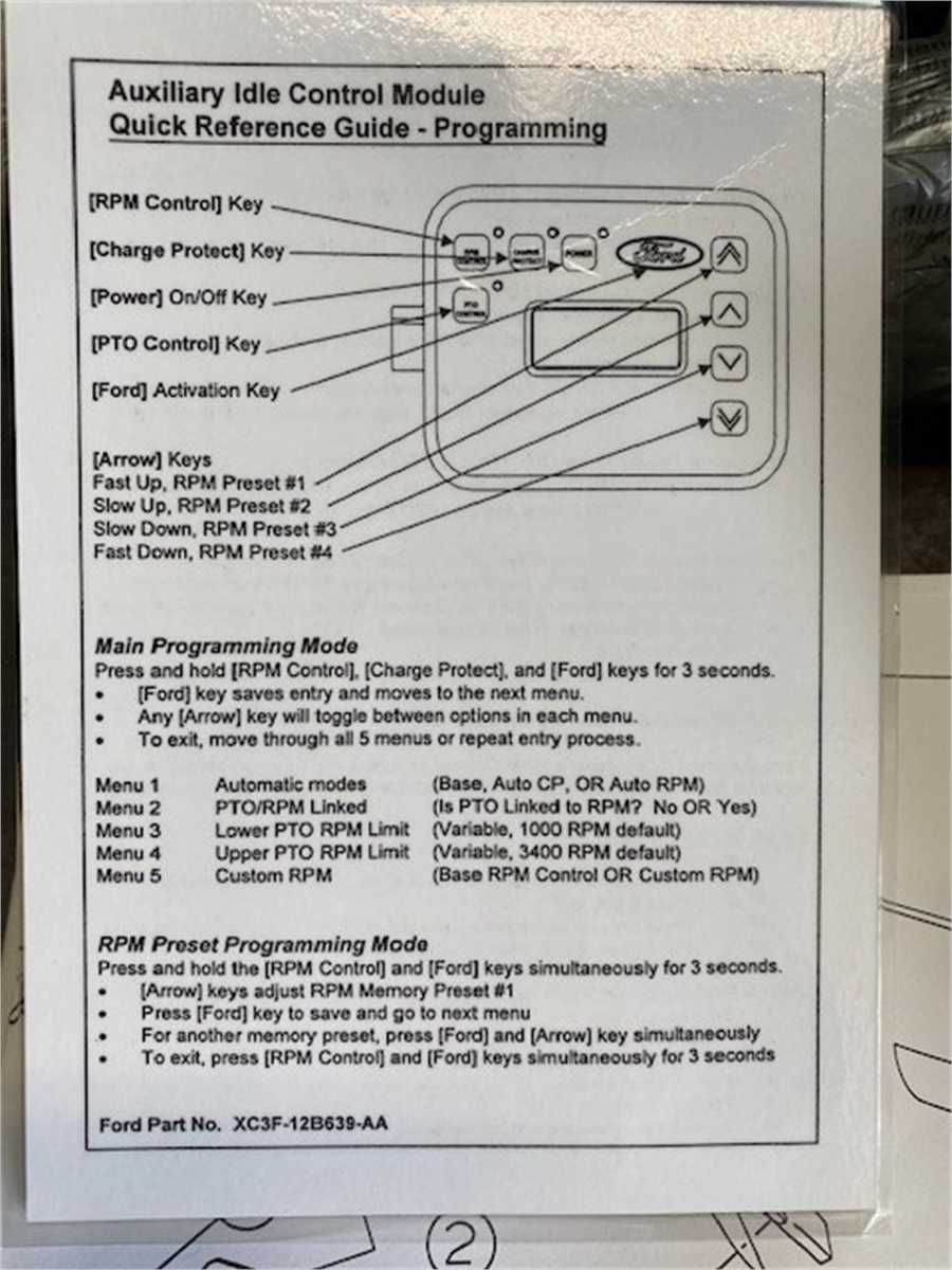 Ford 7.3L Powerstroke Diesel Auxiliary Idle Control Module Online