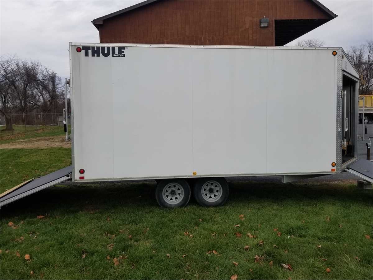 2007 Thule Enclosed Snowmobile Trailer Online Government Auctions