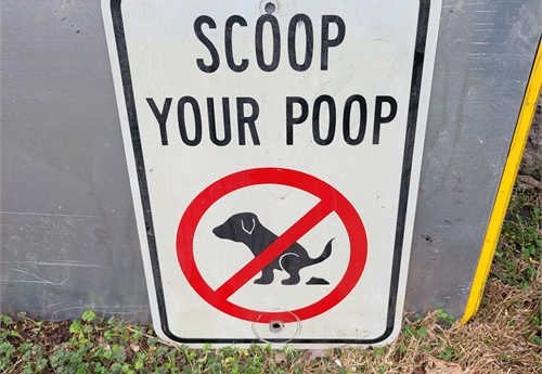 Scoop Your Poop sign