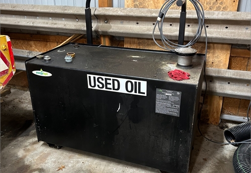 250 Gallon Energylogic used oil tank