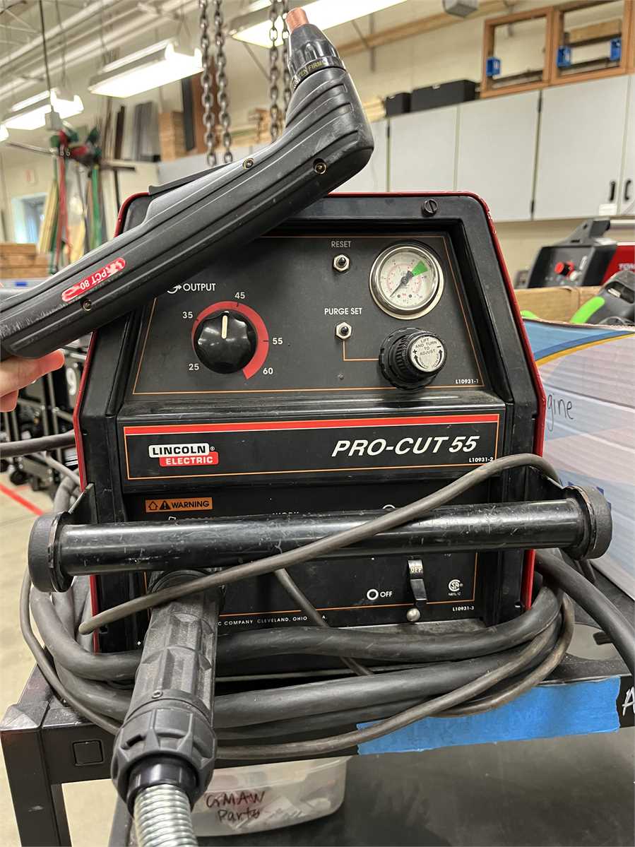 Lincoln Electric Pro Cut 55 Plasma Cutter Online Government Auctions Of Government Surplus 6669