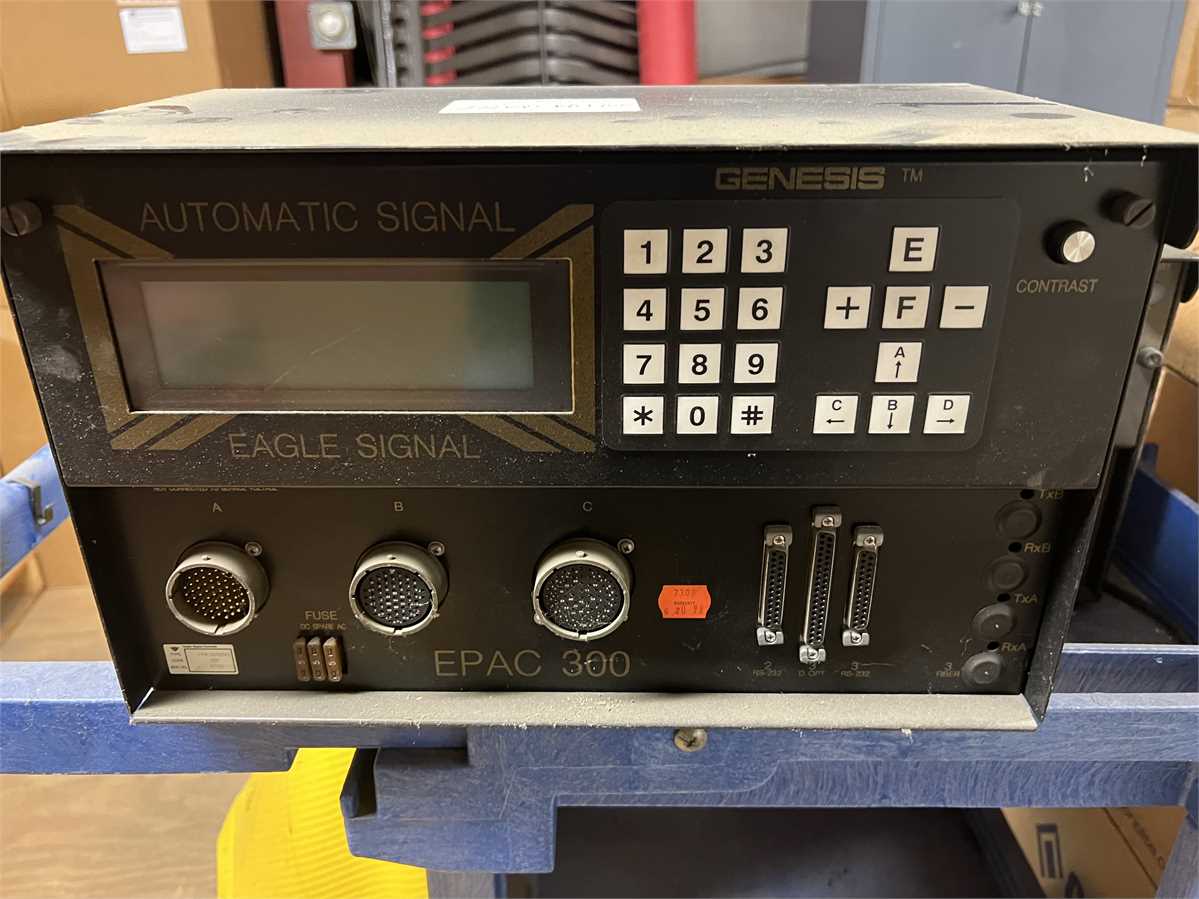 Genesis EPAC 300 Signal controllers Online Government Auctions of ...