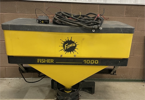 Fisher 1000 salt spreader