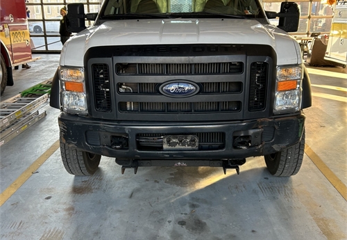 2009 Ford F-550 Super Duty and Plow
