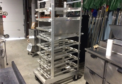 Prairie View CR1620 Stationary Full Size Can Rack