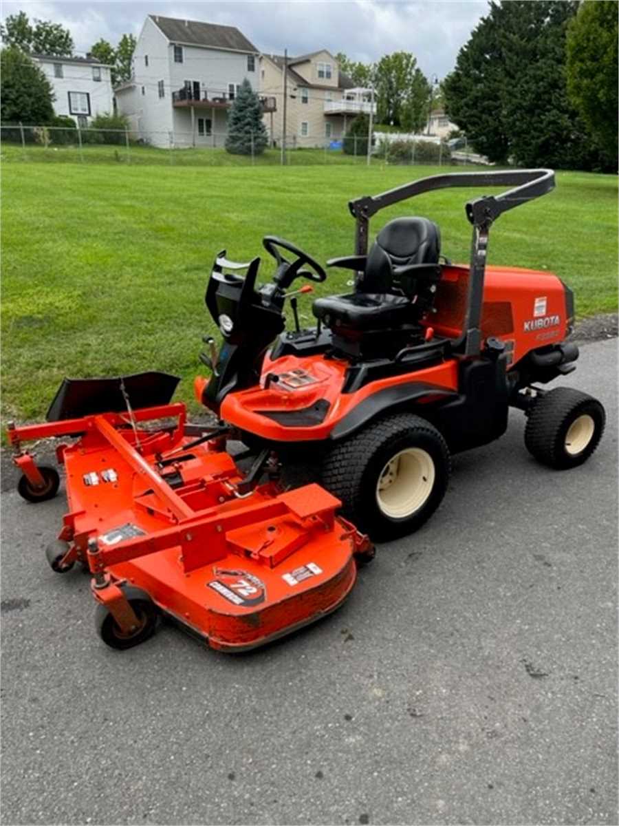 2015 Kubota F3990 front deck mower Online Government Auctions of ...