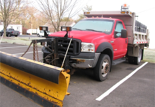 2007 FORD F550 DUMP TRUCK WITH PLOW