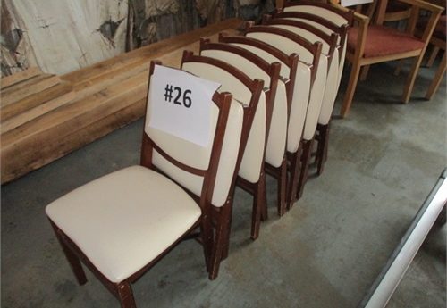 #26 FOLDING WOODEN CHAIRS