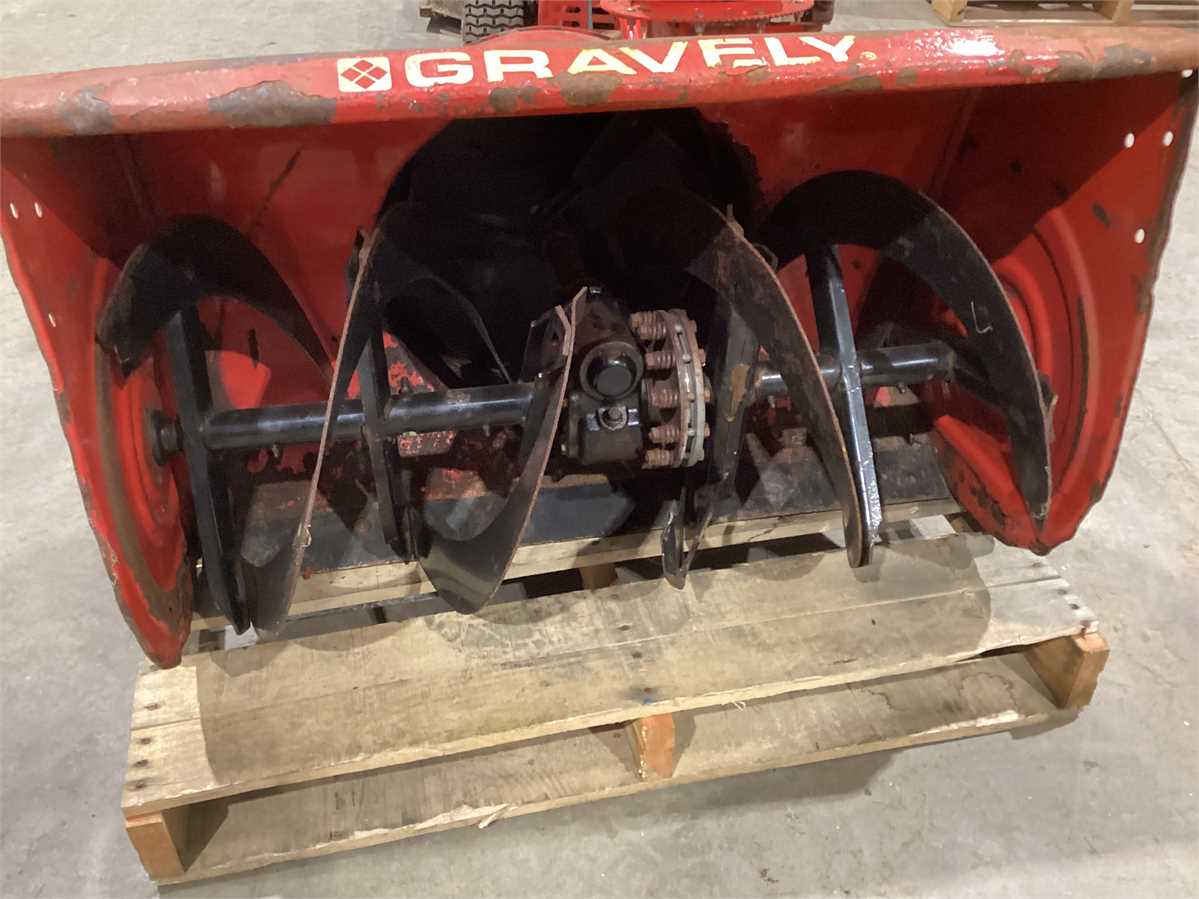 Gravely Snow Blower Attachment Unit 6 Online Government Auctions of