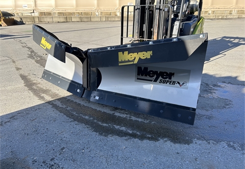 2020 Meyers Super V Stainless Steel snowplow