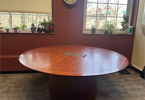 72" Round Conference Table with Power