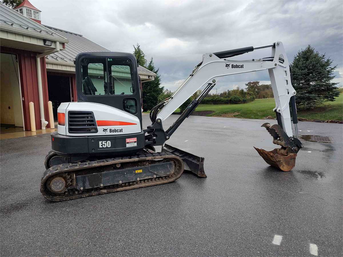 2011 Bobcat Mini Ex, model E50 Online Government Auctions of Government ...