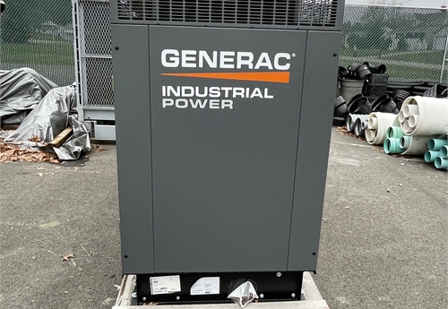New Generac natural gas powered generator