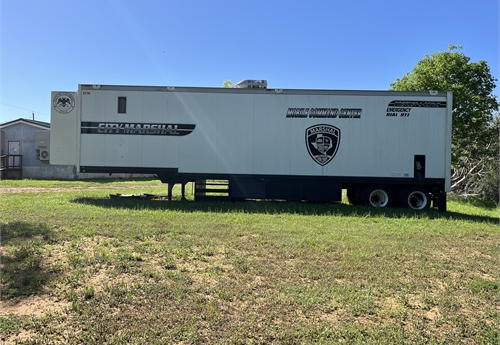 40-foot Trailer used as Mobile Command Center
