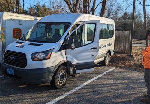 2015 Ford Transit 250 Van with Braun Ability wheelchair lift