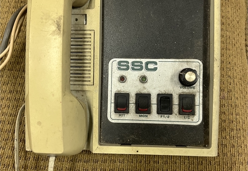 SSC low band desk top remote handset radio